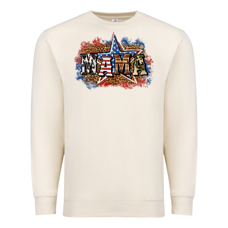 Patriotic Mama Premium Sweatshirt by BundleAndBundleShop | Teevron