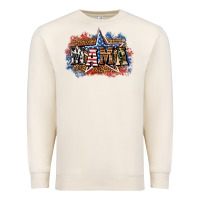 Sandshell patriotic mama Premium Sweatshirt - BundleAndBundleShop