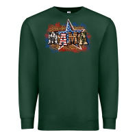 Sports Green patriotic mama Premium Sweatshirt - BundleAndBundleShop