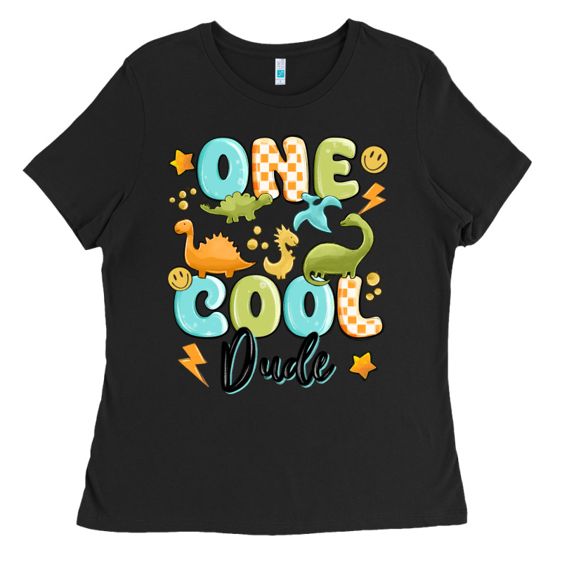 One Cool Dude Ladies Tee by MaliasSmallBusiness | Teevron