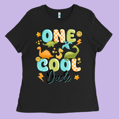 One Cool Dude Ladies Tee Designed By Maliassmallbusiness