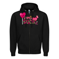 Black Cupid can suck it Valentine's Day Zipper Hoodie - FaDigitalArtStudio