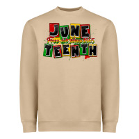 Mushroom juneteenth freeish since 1865 Heavyweight Sweatshirt - CowGirlArtShop