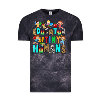 Cloud Black Educator of tiny humans Vintage Tee - RanaPortraitStore