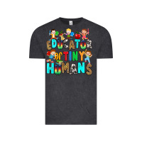 Vintage Black Educator of tiny humans Vintage Tee - RanaPortraitStore