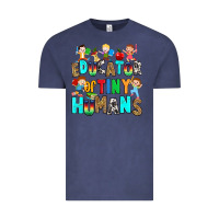 Vintage Denim Educator of tiny humans Vintage Tee - RanaPortraitStore