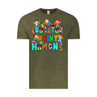 Vintage Olive Educator of tiny humans Vintage Tee - RanaPortraitStore