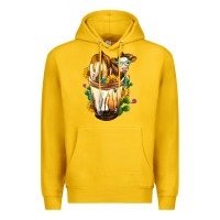 Lemon Simmental Cow Bobba Cup Premium Hoodie - FaDigitalArtStudio