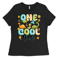Black one cool dude Ladies Tee - MaliasSmallBusiness