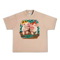 Burro Cute Couple Pigs Urban Heavy Tee - Bettercallsaul