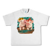 Lunar Rock Cute Couple Pigs Urban Heavy Tee - Bettercallsaul