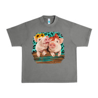 Tornado Cute Couple Pigs Urban Heavy Tee - Bettercallsaul