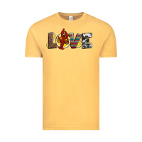 Vintage Mustard love crawfish western mardi gras Vintage Tee - Jasminsmagicworld