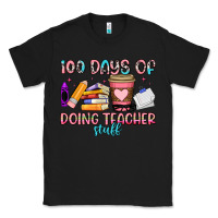 Black 100 days of doing teacher stuff Classic Tee - Artiststas