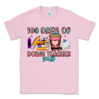 Bubblegum Pink 100 days of doing teacher stuff Classic Tee - Artiststas
