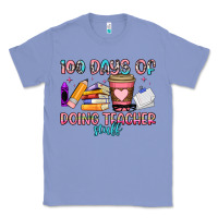 Colony Blue 100 days of doing teacher stuff Classic Tee - Artiststas