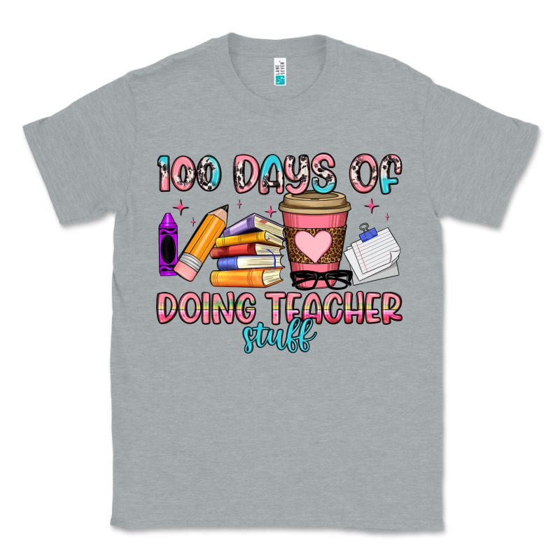 100 Days Of Doing Teacher Stuff Classic Tee by Artiststas | Teevron