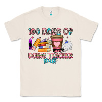 Natural 100 days of doing teacher stuff Classic Tee - Artiststas