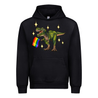 Black lgbtq+  t rex Urban Hoodie - Artiststas