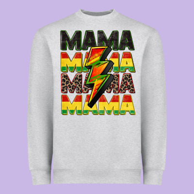 Juneteenth Mama Heavyweight Sweatshirt Designed By Cowgirlartshop