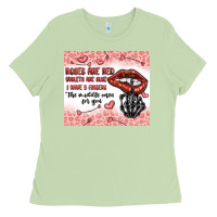 Matcha roses are red violets are blue i have 5  fingers t Ladies Tee - MaliasSmallBusiness