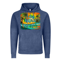 Vintage Denim life is better at the beach Vintage Hoodie - Jasminsmagicworld