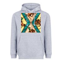 Heather Grey native american aztec seamless pattern 6 Heavyweight Hoodie - BundleAndBundleShop