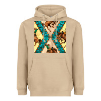 Mushroom native american aztec seamless pattern 6 Heavyweight Hoodie - BundleAndBundleShop