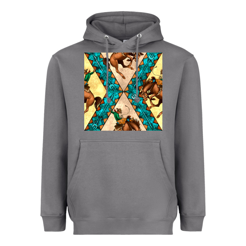 Native American Aztec Seamless Pattern 6 Heavyweight Hoodie by BundleAndBundleShop | Teevron