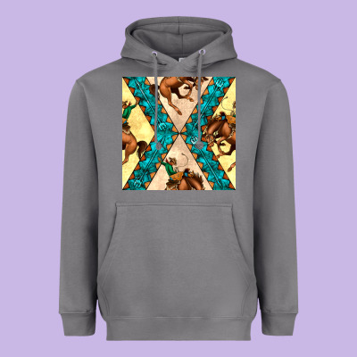 Native American Aztec Seamless Pattern 6 Heavyweight Hoodie Designed By Bundleandbundleshop