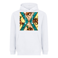 White native american aztec seamless pattern 6 Heavyweight Hoodie - BundleAndBundleShop