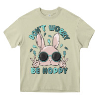 Mossy don't worry be hoppy Heavy Core Tee - MaliasSmallBusiness