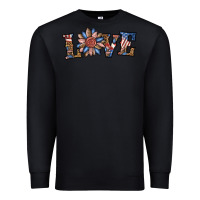 Black love american sunflower Premium Sweatshirt - BundleAndBundleShop