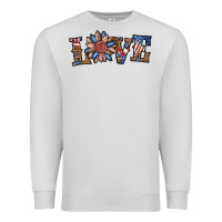 Dove Grey love american sunflower Premium Sweatshirt - BundleAndBundleShop