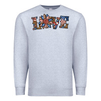 Heather Grey love american sunflower Premium Sweatshirt - BundleAndBundleShop