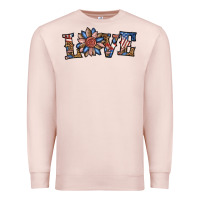 Pale Pink love american sunflower Premium Sweatshirt - BundleAndBundleShop