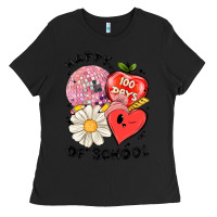 Happy 100 Days Of School Ladies Tee | Teevron