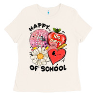 Bone happy 100 days of school Ladies Tee - MaliasSmallBusiness
