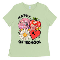Matcha happy 100 days of school Ladies Tee - MaliasSmallBusiness