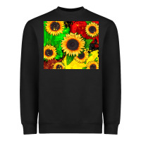 Black juneteenth sunflowers Heavyweight Sweatshirt - CowGirlArtShop