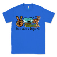 True Royal Peace Love Bengal Cat Classic Tee - LillyAllenDesigns