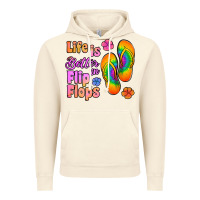 Vintage Artic life is better in flip flops Vintage Hoodie - Jasminsmagicworld