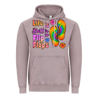 Life Is Better In Flip Flops Vintage Hoodie | Teevron