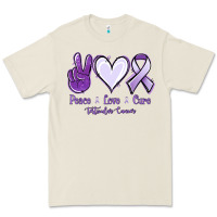 Bone Peace love cure Testicular Cancer Premium Tee - NancyCooperArtShop