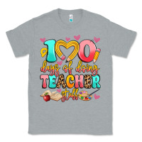 Heather Grey 100 days of doing teacher stuff Classic Tee - Artiststas