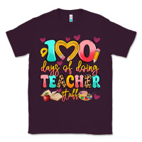 Plum 100 days of doing teacher stuff Classic Tee - Artiststas