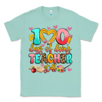 Seafoam 100 days of doing teacher stuff Classic Tee - Artiststas