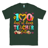 Sports Green 100 days of doing teacher stuff Classic Tee - Artiststas