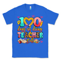 True Royal 100 days of doing teacher stuff Classic Tee - Artiststas