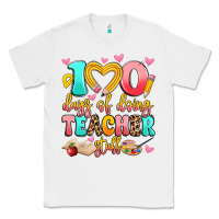 White 100 days of doing teacher stuff Classic Tee - Artiststas